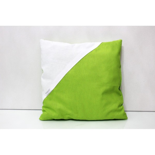 Cuscino Grande in Tessuto Verde - Forever - 100% Made in Italy