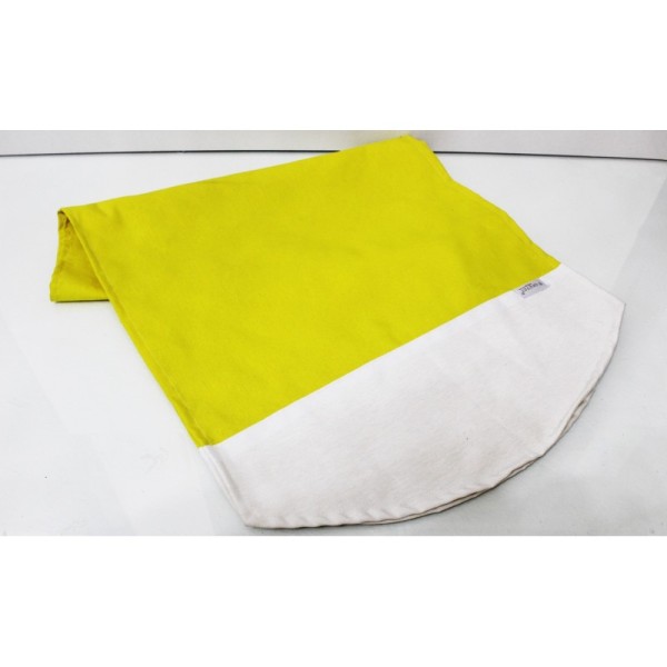 Runner Artigianale in Cotone Giallo con Fascia Bianca - Forever - 100% Made in Italy